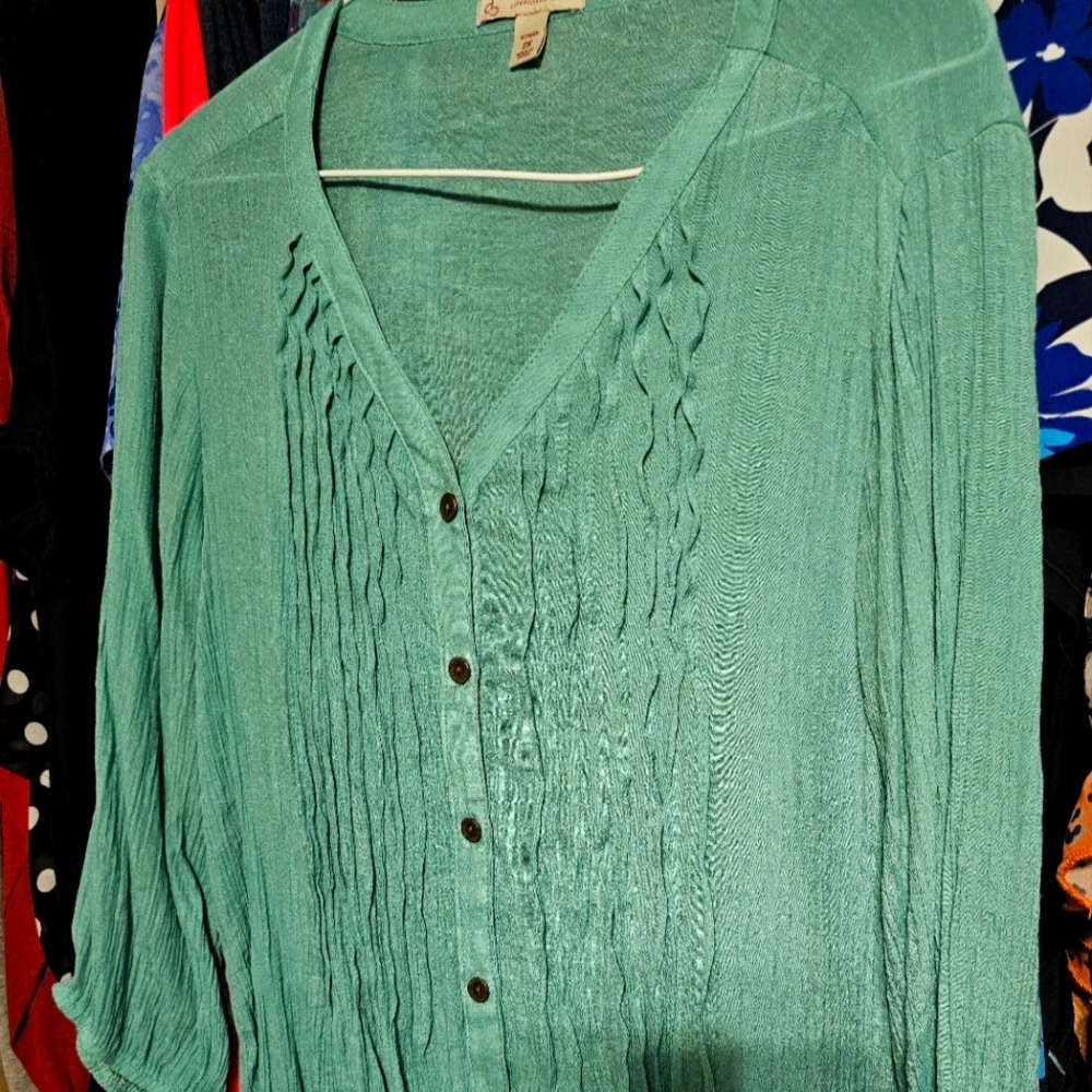Light green shirt